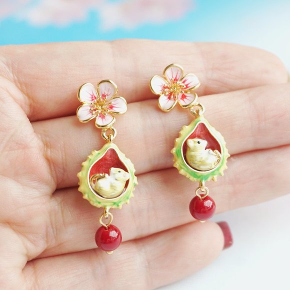 NWT cute Bill skinner Mouse earrings - Picture 9 of 11